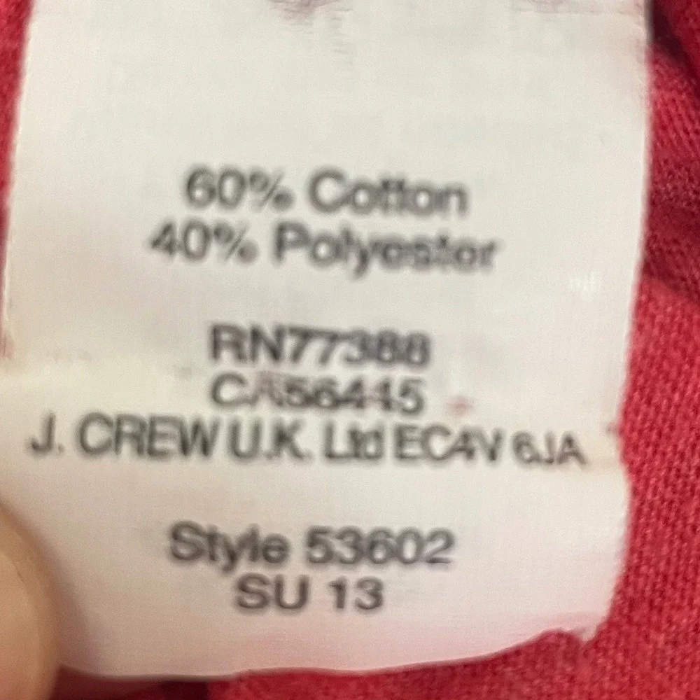 J. Crew size large
